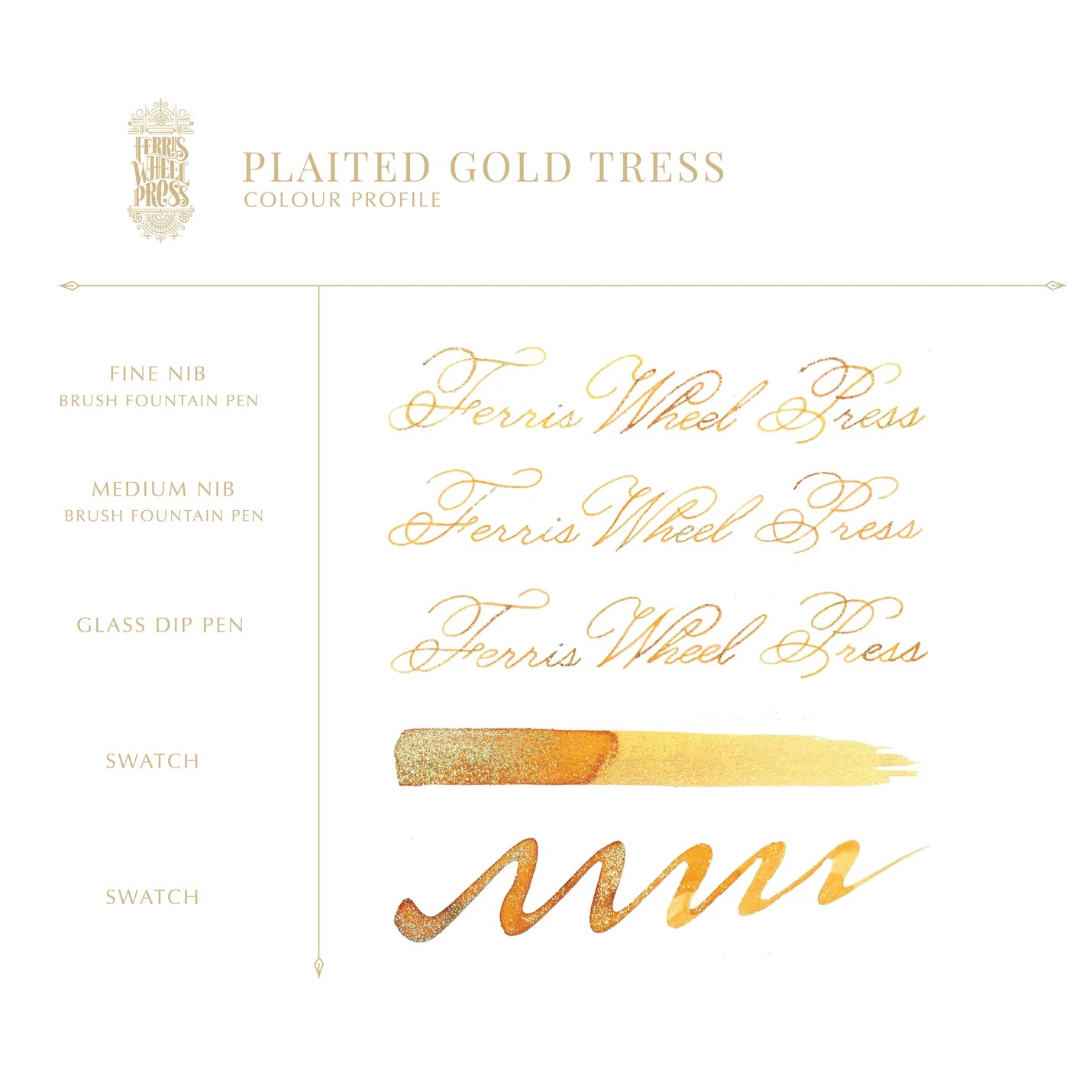 Tinta de 20mL - Plaited Gold Tress