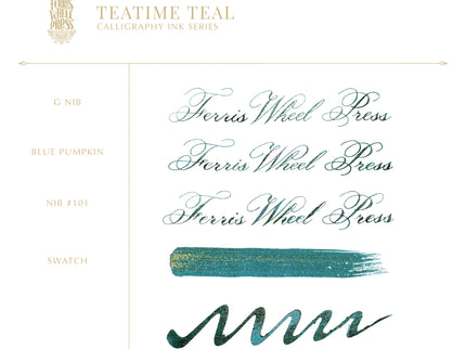 Teatime Teal - Tinta Caligráfica 28mL