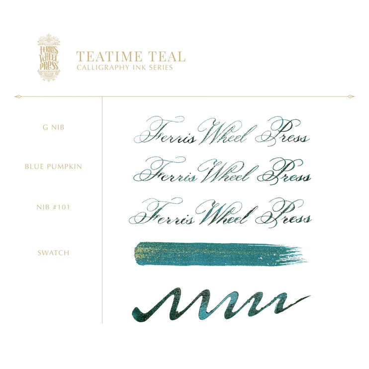 Teatime Teal - Tinta Caligráfica 28mL