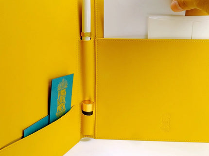 Always Right Fether Folio - Mustard Yellow