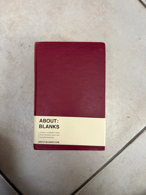 About Blanks - Original Notebook
