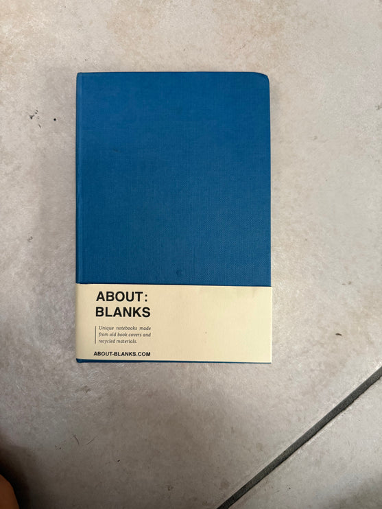 About Blanks - Original Notebook