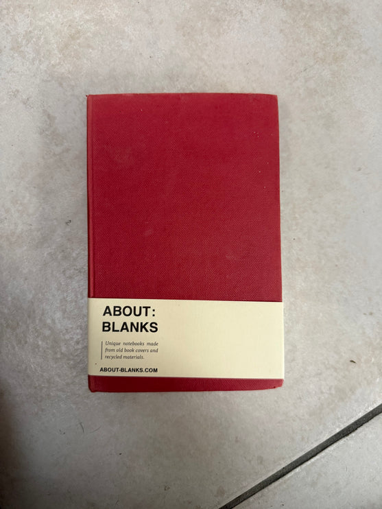 About Blanks - Original Notebook