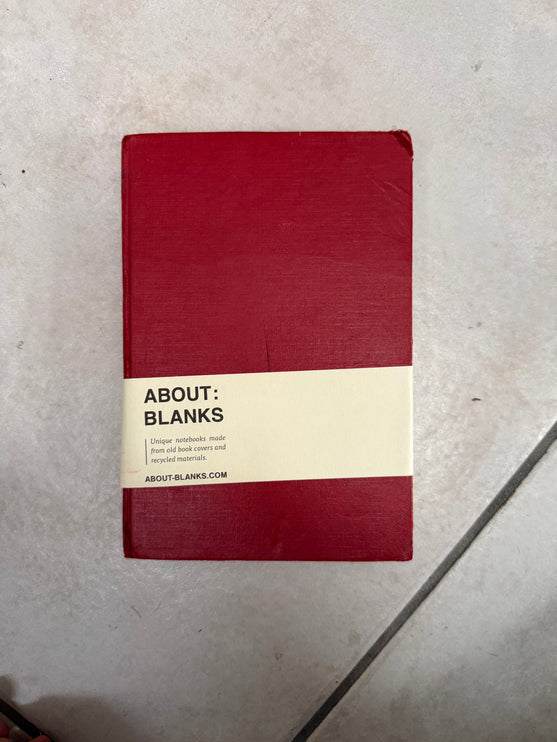 About Blanks - Original Notebook