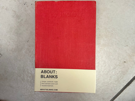 About Blanks - Original Notebook