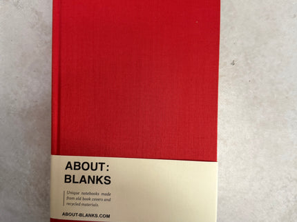 About Blanks - Original Notebook