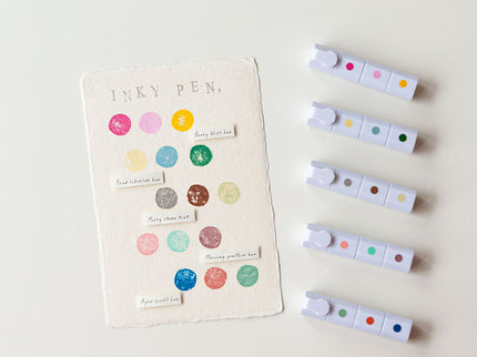 MU - Inky Pen Stamp Pads - Morning Feather Hue