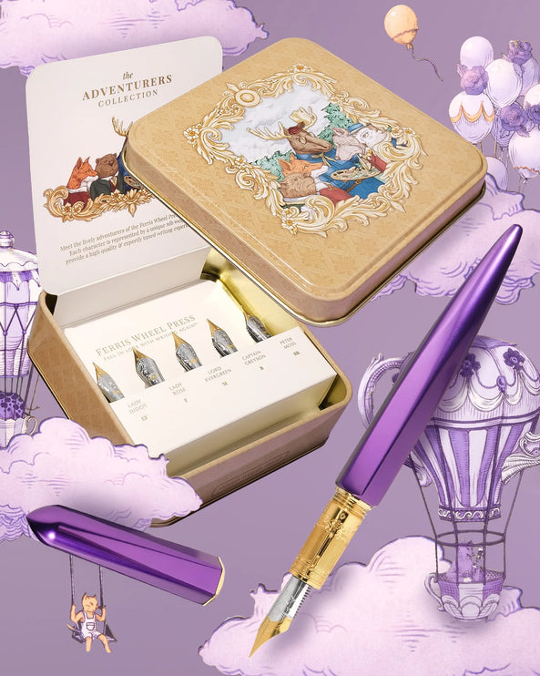 The Marquise Fountain Pen - Aubergine (M)