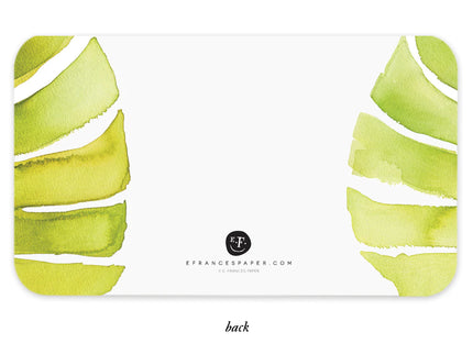 Little Notes - Tropical Leaf