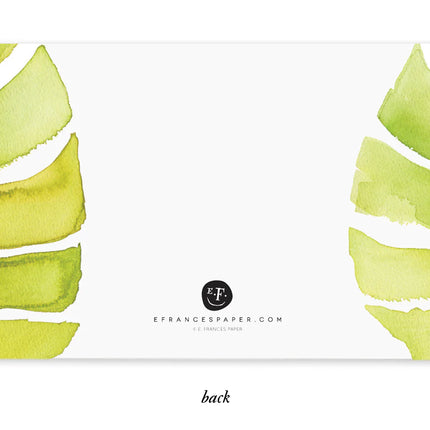 Little Notes - Tropical Leaf