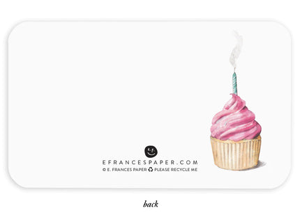 Little Notes - Pink Cupcake