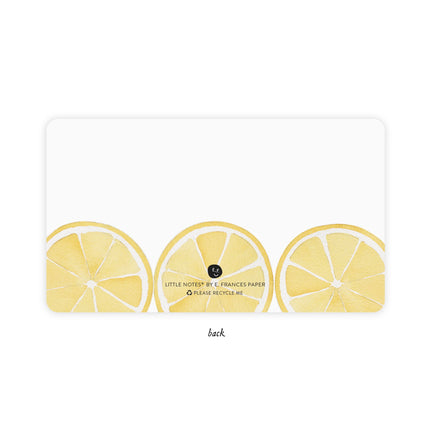Little Notes - Lemon