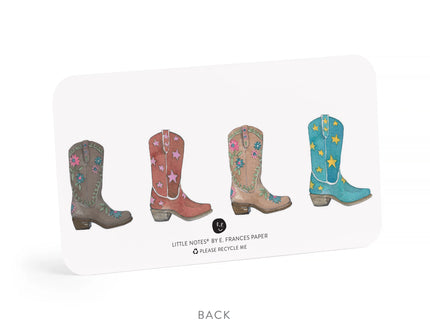 Little Notes - Cowboy Boot