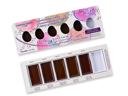 Acuarelas Gansai Tambi - Granulating Colors