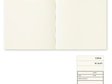 MD Notebook A5 Square - Thick - En Blanco