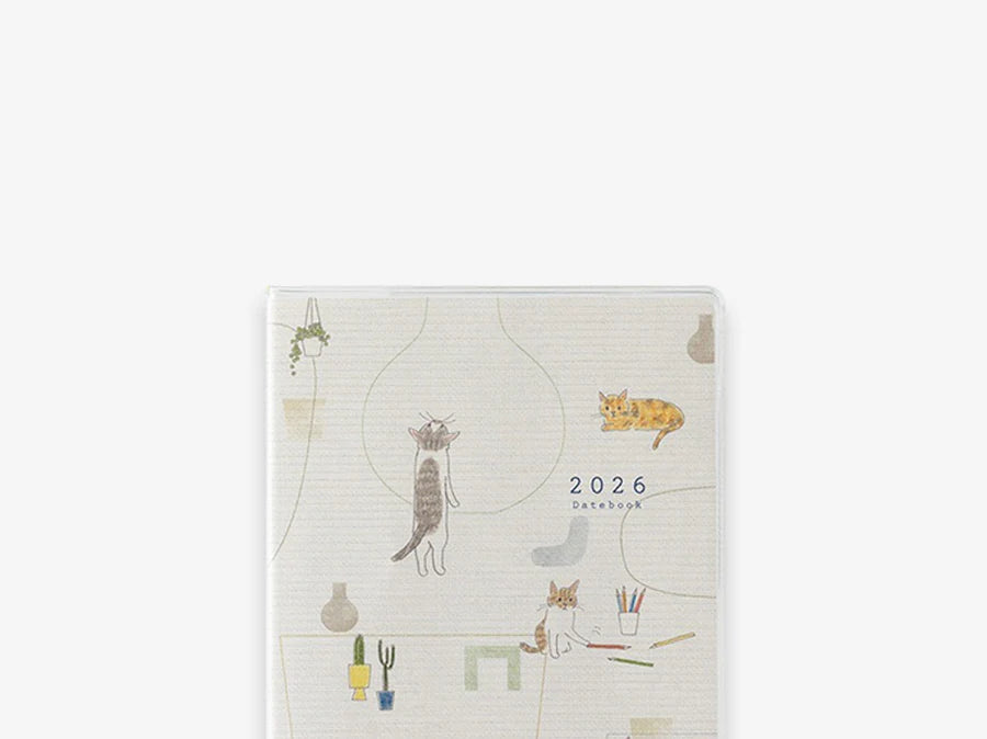 MD Pocket Diary 2026 - Gatos