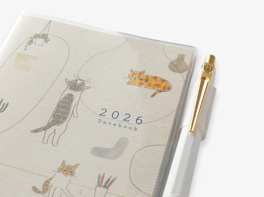 MD Pocket Diary Slim 2026 - Gatos