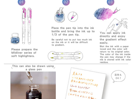 Mildliner No Moto Ink - Mild Dark Blue