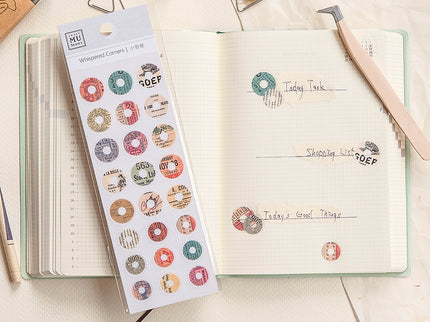 MU - Small Items Stickers - Dots Vintage
