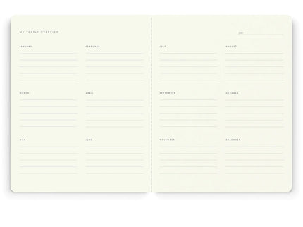 Stitched Monthly Planner - Pink Floral
