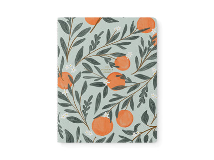 Stitched Monthly Planner - Orange Vine