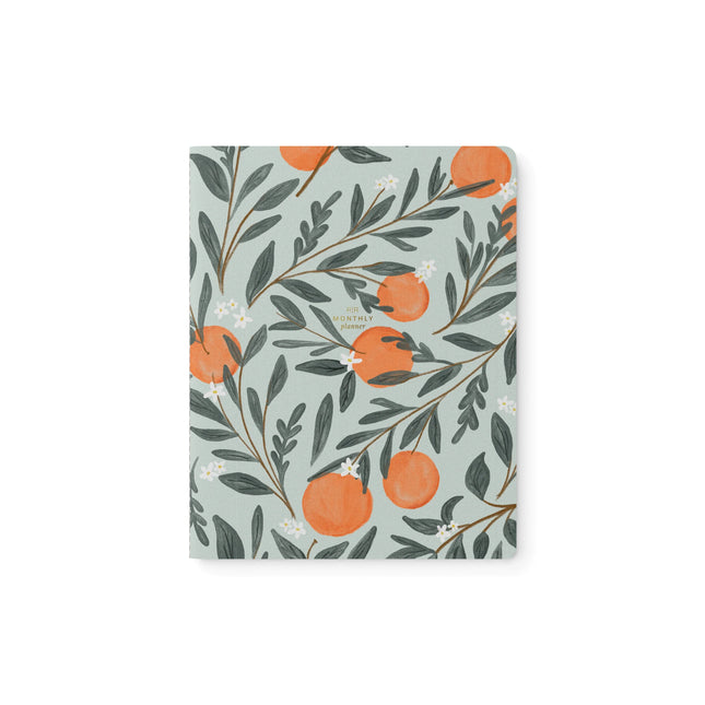 Stitched Monthly Planner - Orange Vine