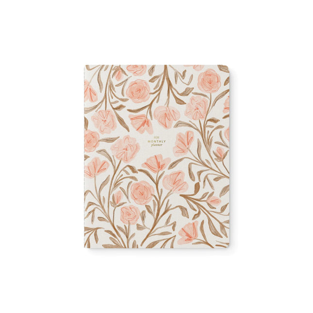 Stitched Monthly Planner - Pink Floral