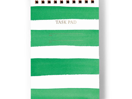 Task Pad - Green Stripes