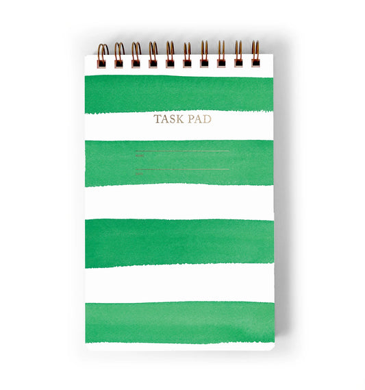 Task Pad - Green Stripes