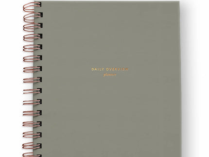 Daily Overview Planner - Light Sage