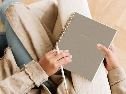 Daily Overview Planner - Steel Blue