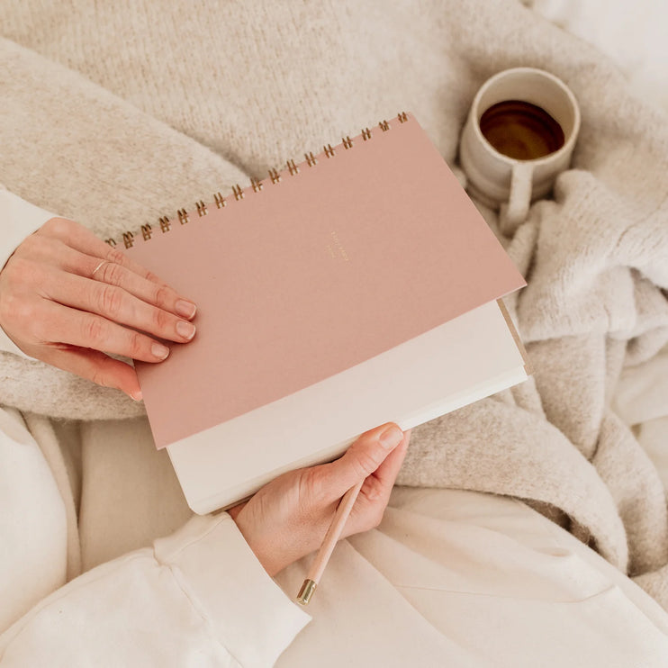 Daily Overview Planner - Chalk White