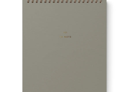 "To Note" Cuaderno Vertical de Líneas - Light Sage