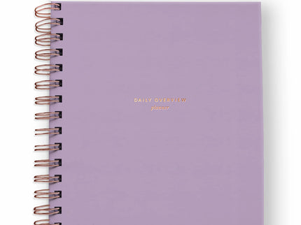 Daily Overview Planner - Lavender