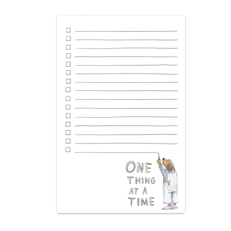 One Thing at a Time Notepad