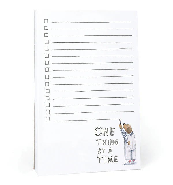 One Thing at a Time Notepad