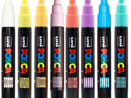 Set de 7 Posca PC-1M - Pastel