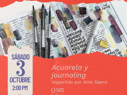 Taller - Acuarelas y journaling