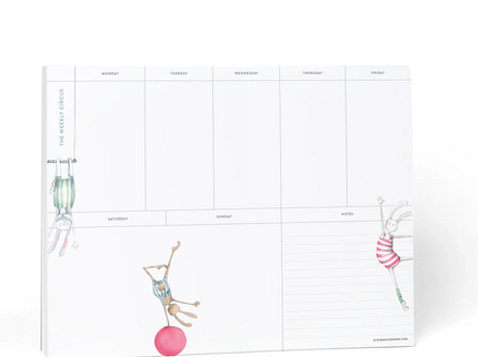 Circus Weekly Desk Notepad