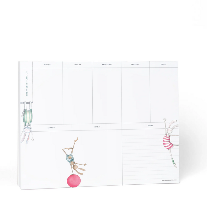 Circus Weekly Desk Notepad