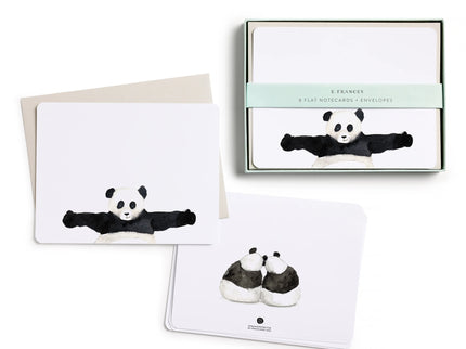 Flat Notes - Panda Hug