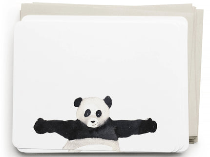 Flat Notes - Panda Hug