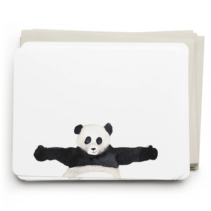 Flat Notes - Panda Hug