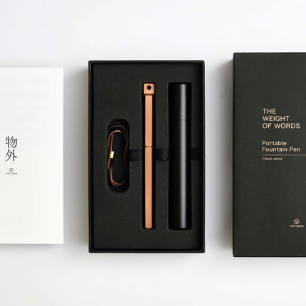 Pluma Fuente Revolve Portátil -Copper