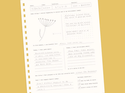 Slow Down Guided Journal