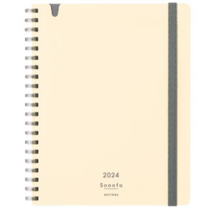 Sooofa B6 Diary 2024 - Beige