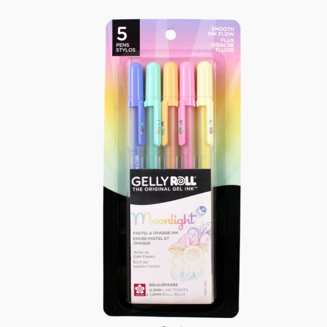 Gelly Roll Moonlight 1.0 - Set de 5 - Pastel