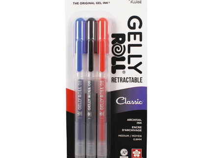 Gelly Roll Retráctil - Set de 3 - Classic