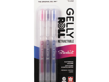 Gelly Roll Retráctil - Set de 3 - Stardust