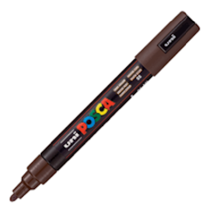 Posca PC-5M - Dark Brown